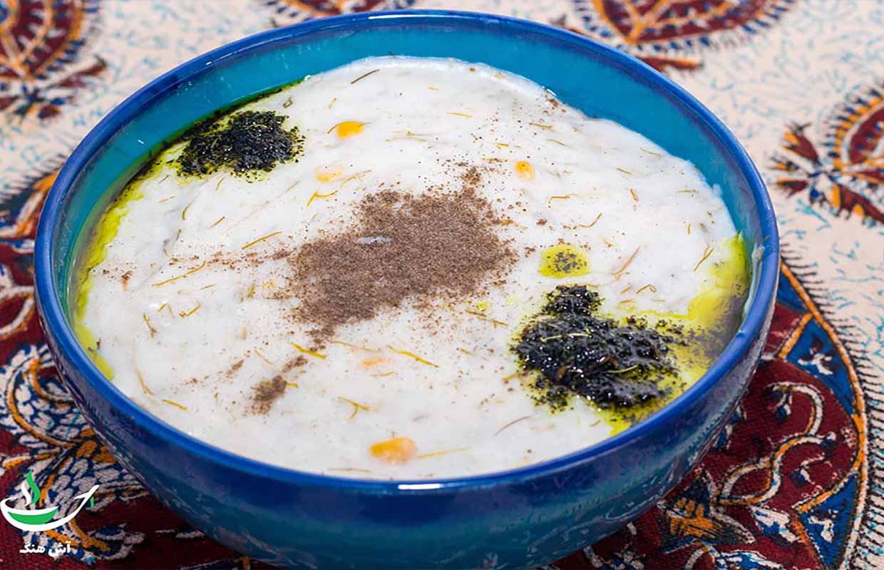 طرز تهیه آش ماست شیرازی